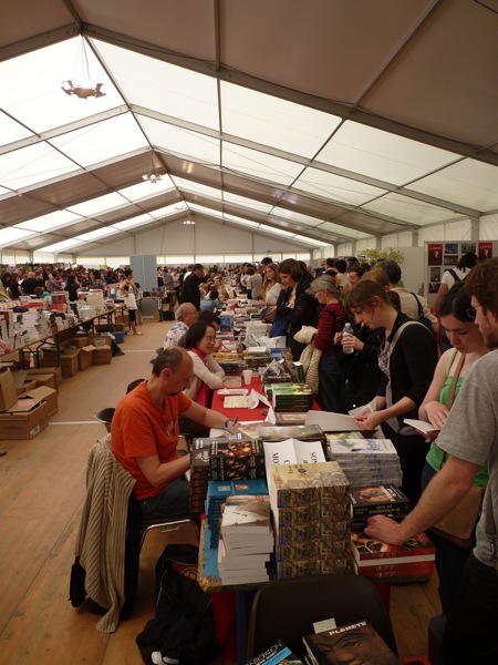 The book tent