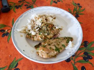 Lemongrass panfried chicken
