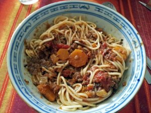 Pasta bolognese