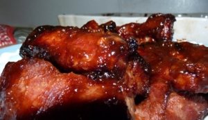 Xa xiu: char siu, barbecued laqué pork