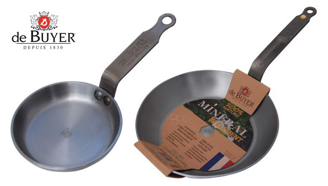 De Buyer mineral B omelette pan