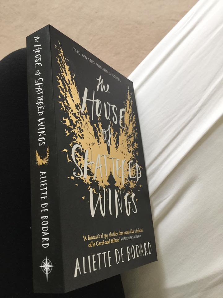 Giveaway: 5 copies of the paperback of HOUSE OF SHATTERED WINGS